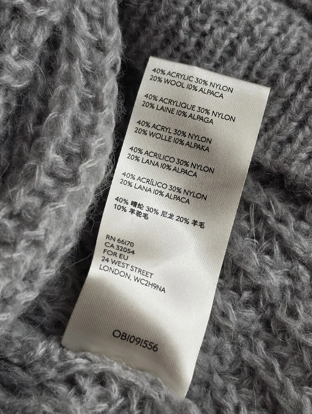 Free People Weekend Escape Cardigan Size S Gray Alpaca Wool Oversized